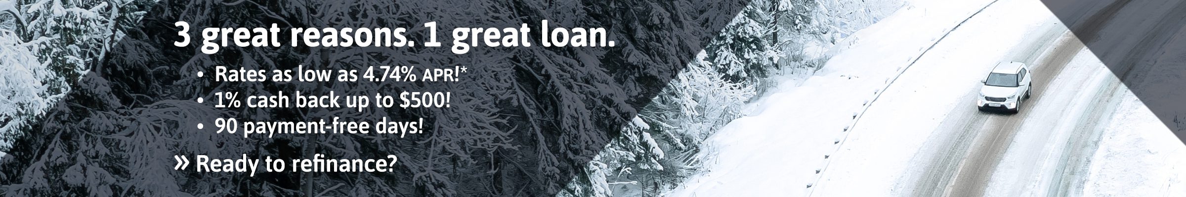 Canopy Credit Union Auto Loan Special Banner.
