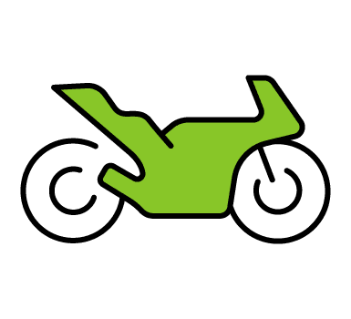 Motorcycle Loan Icon.