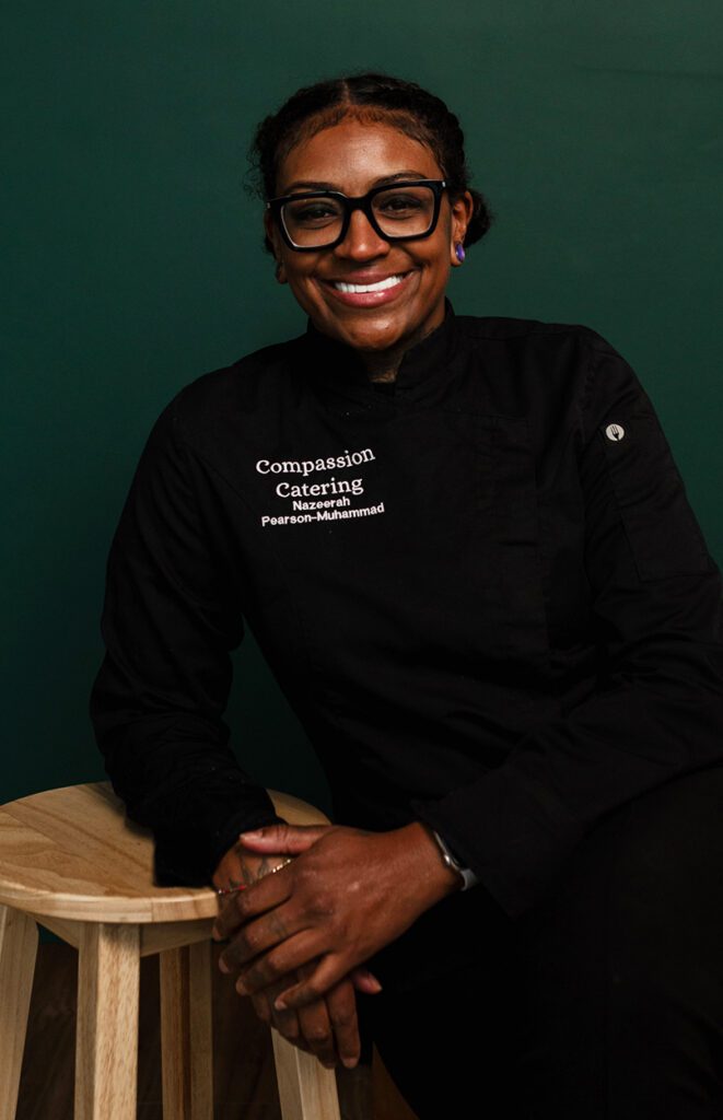 Portrait of Nazeerah for the Member Highlight story.